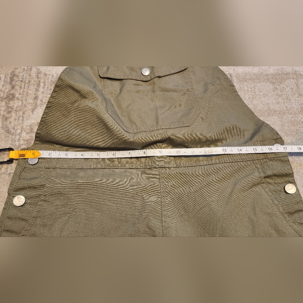 Women's FjallRaven Vardag Dungaree Trousers. Size S. Green. PLZ READ! - Picture 7 of 8